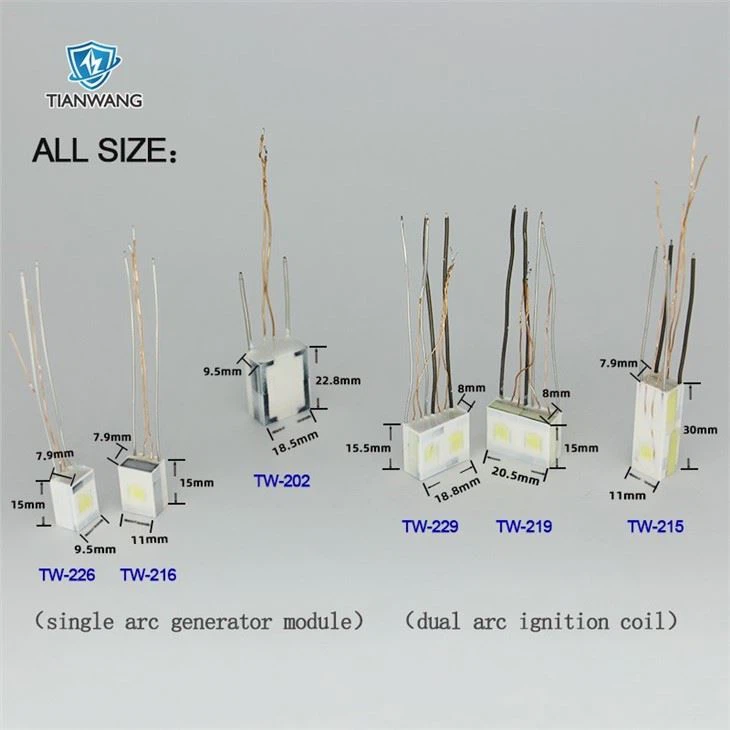 TW-229 Electronic Arc Lighter Moxibustion Apparatus High Voltage Double Arc Tranformer Arc Igniter Accessories Windproof No Gas