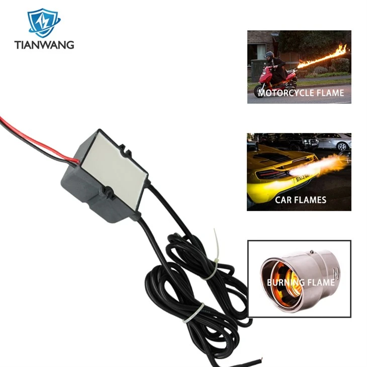 ماژول کنترل جرقه زنی 12 VDC دو اگزوز شعله افکن