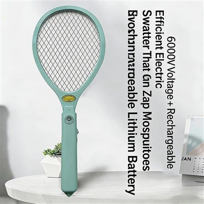 پشه گیر برقی شارژی TW-05|زاپر پشه 6000 ولت با نور LED